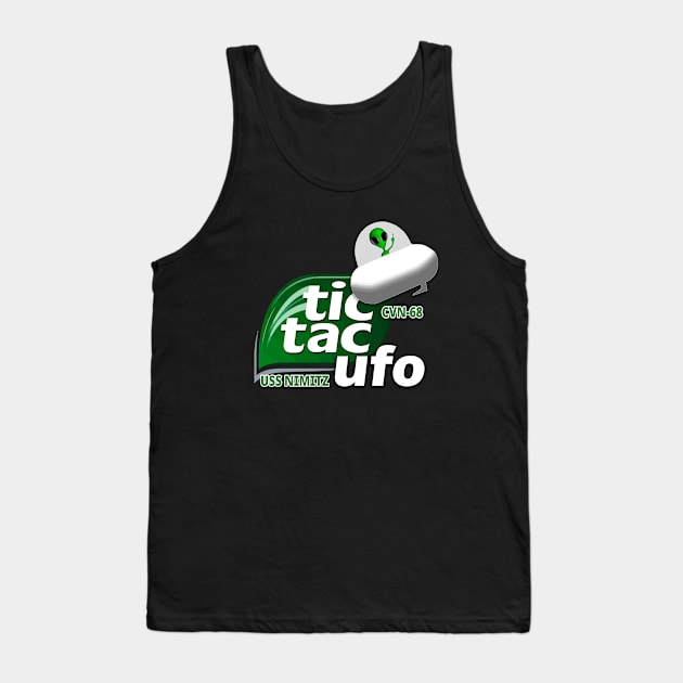 Tic Tac UFO USS Nimitz Disclosure Tank Top by justswampgas